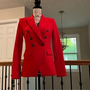 Veronica Beard Lonny Dickey Jacket.  Size 0. Poppy.  NWT